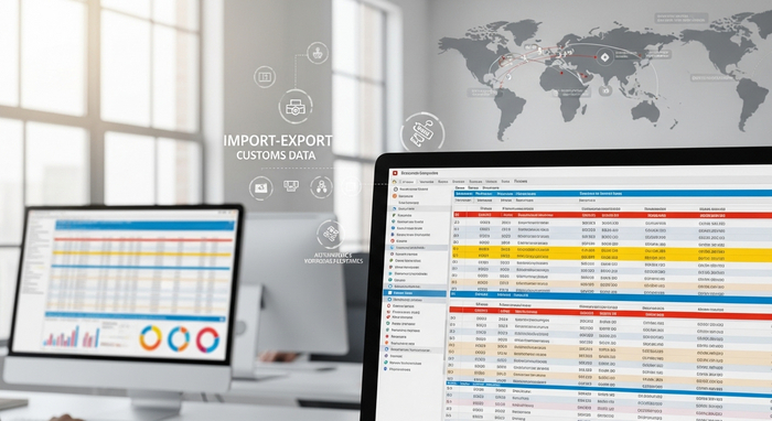 Ví dụ bảng dữ liệu xuất nhập khẩu thể hiện các trường thông tin chính Bảng dữ liệu xuất nhập khẩu mẫu