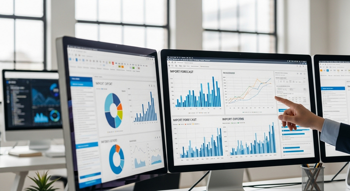 Ứng dụng trong dự báo thị trường Đồ thị ứng dụng dữ liệu xuất nhập khẩu trong dự báo thị trường